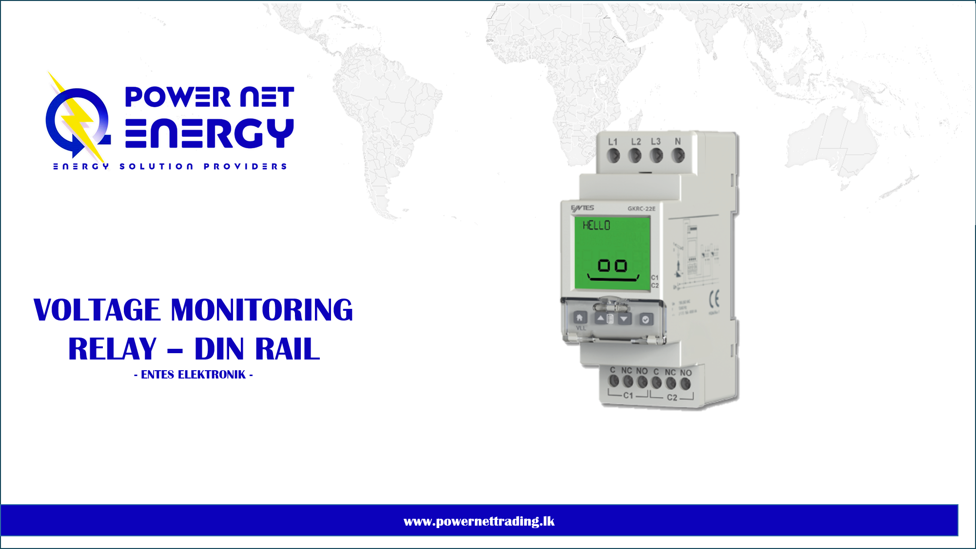ENTES network analyzer with LED ghost display